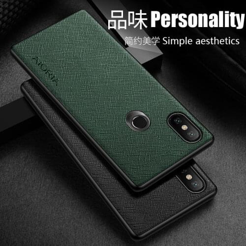 Case for Xiaomi Mi A2 Mi6X Case TPU Around The Edge Protection Perfect High Quality PU Leather + Silicone Case
