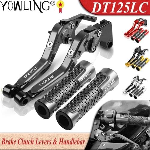 For Yamaha DT125LC DT125 LC MK2 MK3 1985 1986 1987 1988 1989 Motorcycle Accessories Adjustable Brake Clutch Lever Hand Bar Grip