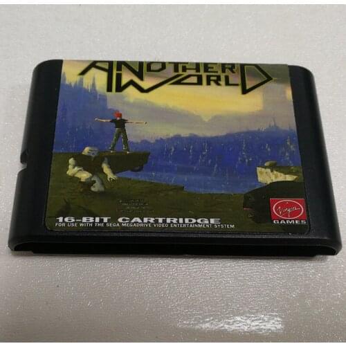 Another World 16 Bit MD Game Card Sega Mega Drive Genesis