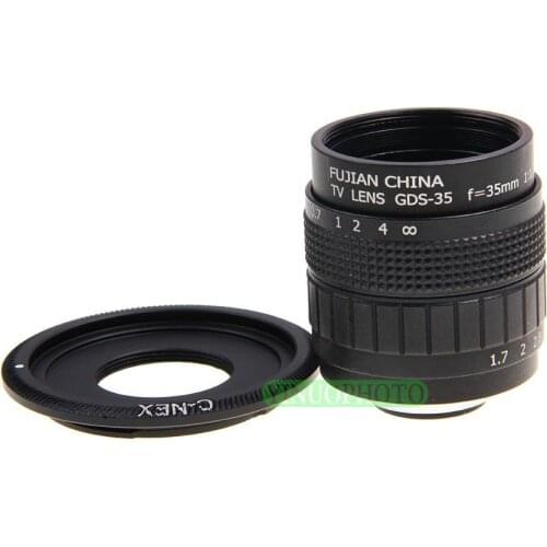 Fujian 35mm F1.7 CCTV TV Movie lens+C Mount to Sony NEX-6,NEX-5R,NEX-F3,NEX-7,NEX-5C,NEX-5N,NEX-C3,NEX-5,NEX-3,A6000,A5000