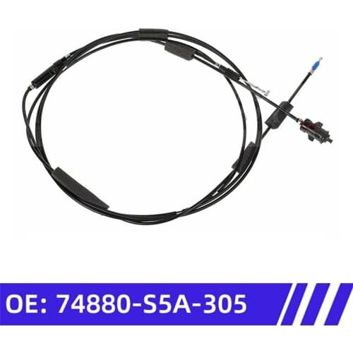 Car Trunk Lid-Release Cable Fuel Lid Opener Release Cable for Honda Civic 2001-2005 74880-S5A-305
