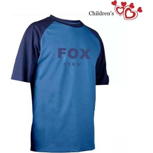 2021 New Kids Quick Dry Motocross Jersey Downhil Mountain Bike Shirt Motorcycle Clothing Aykw fox jersey T-Shirts