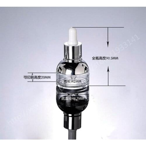 500pcs Capacity 30ml free shipping new high quality glass dropper bottle/bottles essence bottle with silver lid