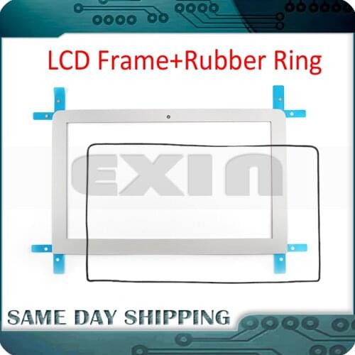 New Laptop A1370 A1465 LCD Screen Display Frame Bezel Cover Aluminium AL with LCD Rubber Ring for Macbook Air 11" 2010-2015 Year