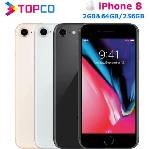 Apple iPhone 8 Factory Unlocked Original Mobile Phone HK version 4G LTE 4.7" Hexa-core A11 12MP RAM 2GB ROM 64GB/256GB Cellphone