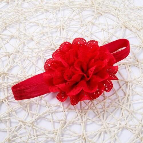 1 Pcs Girls Headband Newborn Beautiful Baby Girl Hairband Mesh Grid Flower Lace Headband Children Hair Accessories