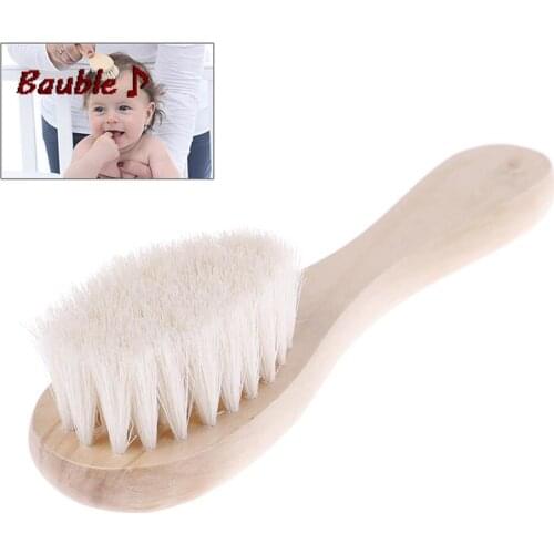New Natural Wooden Comb Hair Brush Care Kids Massage Infant Baby Pure Natural Safety Material For Your Babys Health