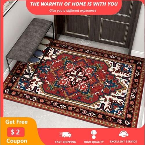 Retro American Style Doormats Non-slip Washable Large Area Rugs Belcony Floor Entrance Door Mat Bedroom Decor Drop Shipping Rug