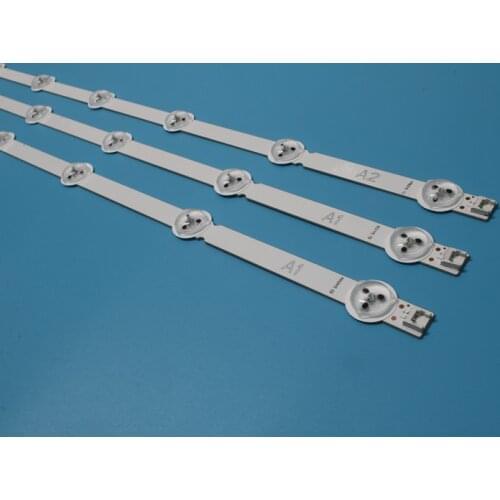 NEW 3 PCS(2*A1*7LEDs,1*A2*8LEDs)LED backlight bar 32"ROW2.1 6916L-1204A 6916L-1205A 6916L-1105A 6916L-1106A 630mm