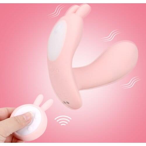VATINE Smart Heating Wearable Rabbit Vibrator G-spot Clitoral stimulation Dildo Vibrator 10 Vibration Modes Remote Control