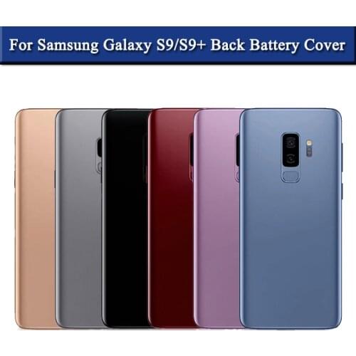 Back Battery Cover For SAMSUNG Galaxy S9 Plus S9+ G965F For S9 G960 SM-960F Housing Repair Cover Rear Door Case Replacement
