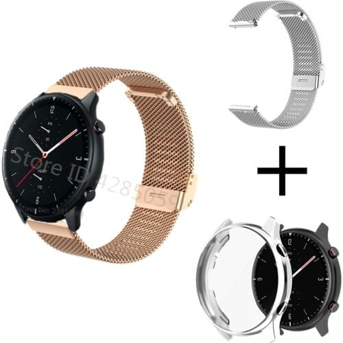 TPU Protective Cover Case+Metal strap For Amazfit GTR 2/2e Replacement Smart Watch For Xiaomi Huami Amazfit GTR 2e/2 Accessories