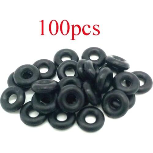 100pcs Shockproof Elasticity Gasket Shock Absorbe O-type Damping Ring Elastic Rubber/Silicone Washer for RC FPV M2/M3 Screw Part