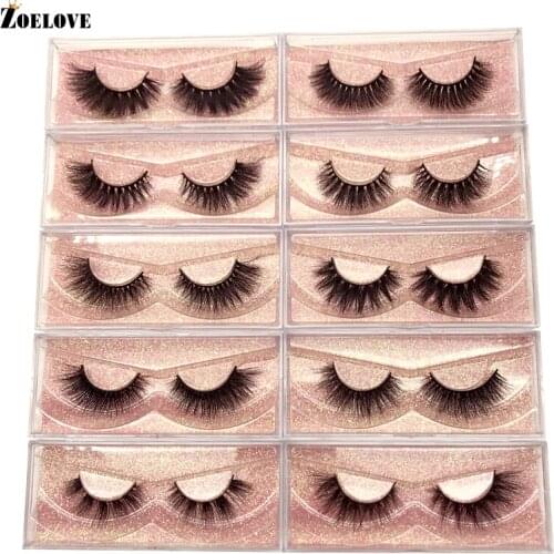 3d Mink Lashes Bulk Wholesale 30/40/50 Pairs False Lash Boxes Packaging Cases Makeup Vendor Dramatic 25mm Mink Eyelashes