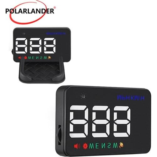 A5 GPS Speedometer Speedo Auto Navigation Head Up Display HUD 3.5 inch screen Windshield Projetor Digital Over Speed Alert
