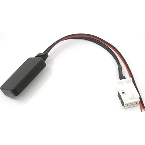 Car Bluetooth Module Aux Bluetooth Adapter 12 Pin Aux Radio Cable for Volkswagen RCD200 RCD210 RCD300 RCD310 RNS300 RNS310 MFD2