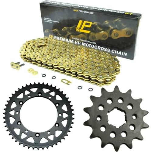 520 Chain Motorcycle Front rear Sprocket set for Kawasaki KDX200 84-06 KX250 90-98 KDX250 89-94 KX250 87-98 KLX250 KLX300 KDX220