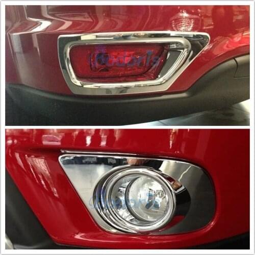 For Dodge Journey JUCV Fiat Freemont 2011 2012 2013 2014 2015 2016 2018 Fog Lamp Cover Light Trim Foglight Panel Car Accessories