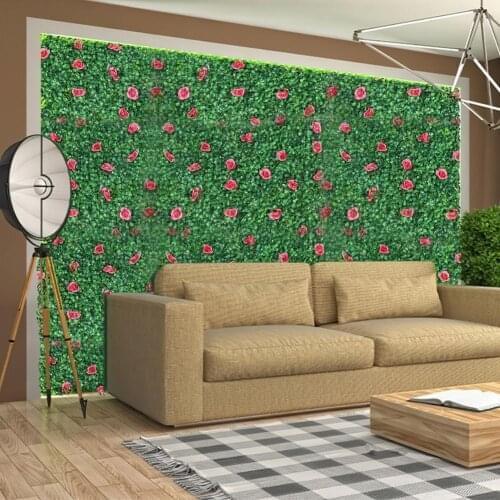 Artificial Boxwood Hedges Panels Flowers Panels Privacy Screen For Garden Home Balcony Yard Decor 40x60 Cm