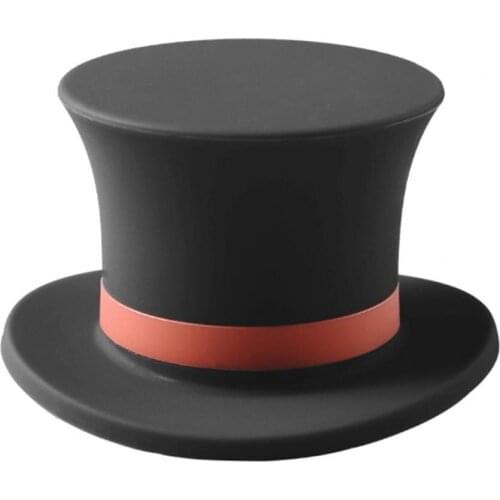 Wine Topper Wine Stoppers Reusable Easy to Use Silicone Gentleman Hat Bottle Stopper Kitchen Bar Tool