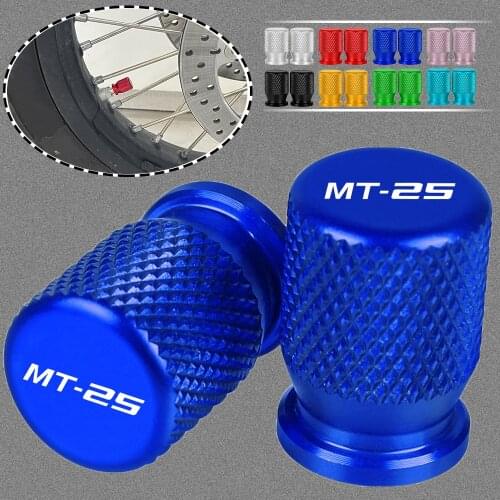 MT-25 For YAMAHA mt25 MT25 MT 25 MT-25 2020 2021 Motorcycle CNC Aluminum Accessorie Wheel Tire Valve Stem Caps Airtight Covers