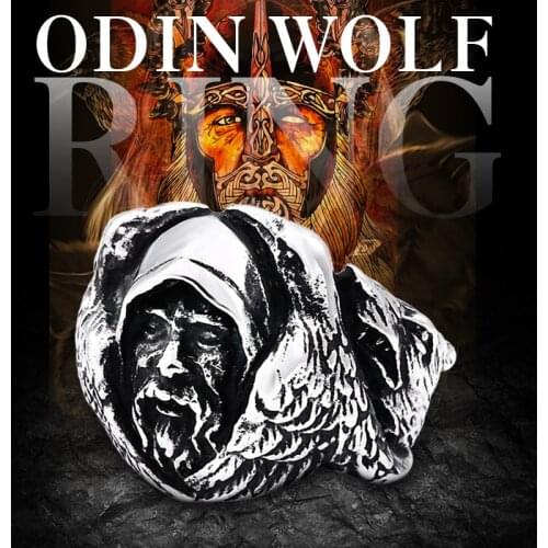 Beier 316L stainless steel Viking Wolf Mens Ring Nordic Novelis Classic Animal Fashion High Quality Jewelry BR8-393