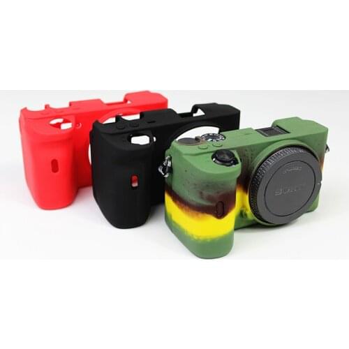 Soft Silicone Case cover Skin Body Rubber Camera Bag for S@ny A6600 protective shell pouch