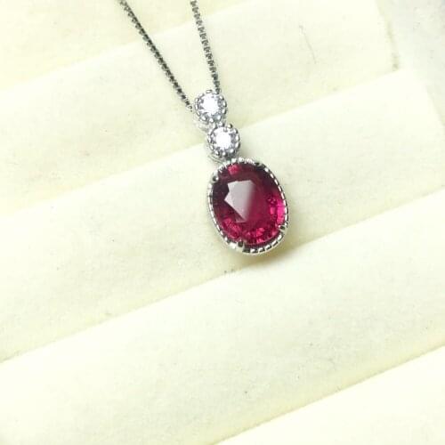 Natural tourmaline Jewelry Real 925 Silver Jewelry Color Beautiful Style Design Novel Jewelry Gathering for Women