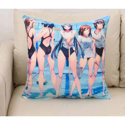 Geometry Cushion Cover 45x45 Polyester Pillowcase Decorative Sofa Cushions Pillowcover Home Decor Black Yellow Blue Pillow Cases