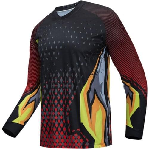 New Santa Cruz Enduro Downhill Mountain Bike Jerseys MX Motocross BMX Racing Jersey DH Long Sleeve Cycling Clothes MTB T-shirt