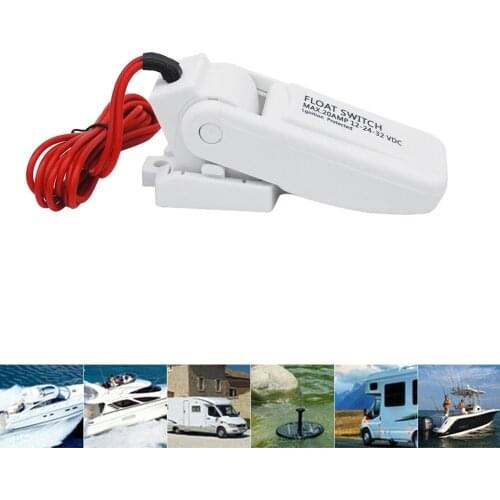 New Automatic Electric Boat Marine Bilge Pump Float Switch Water Level Controller DC Flow Sensor Switch