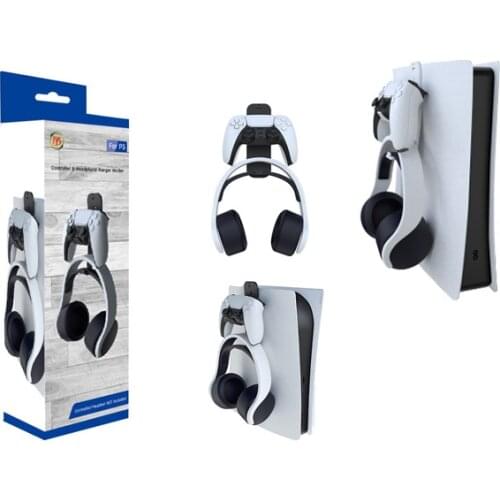 For PlayStation5 Game Handle Earphone Suspension Storage Bracket N-Switch/Xbox/PS4 Series Game Handle Earphone Bracket