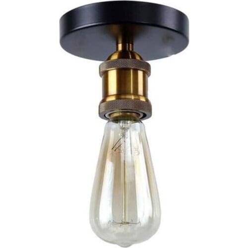 Industrial Table Lamp Base Ceiling Lamp Holder E27 Socket Lamp Holder EU Plug Pendant Lamp Head Fashion Metal Iron Lampshade Vin