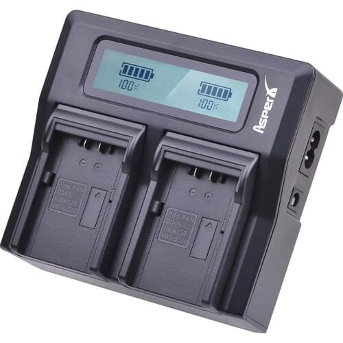 Ultra Quick LCD Dual Battery Charger for Panasonic VW-VBD58 VBD29 VBD78 VBD58 D54S Battery Panasonic AJ-HPX260MC,HPX265MC,PX270