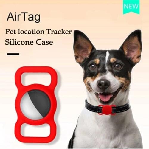 Protective Case For Airtags Tracking Silicone Case for dog Cat Soft Anti-loss Apple Air tags Silicone Case Case for airtags