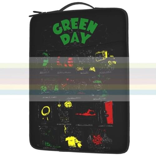 Green Day 'Waterproof laptop bag 13 14 15 inch. Laptop bag protective cover for briefcase