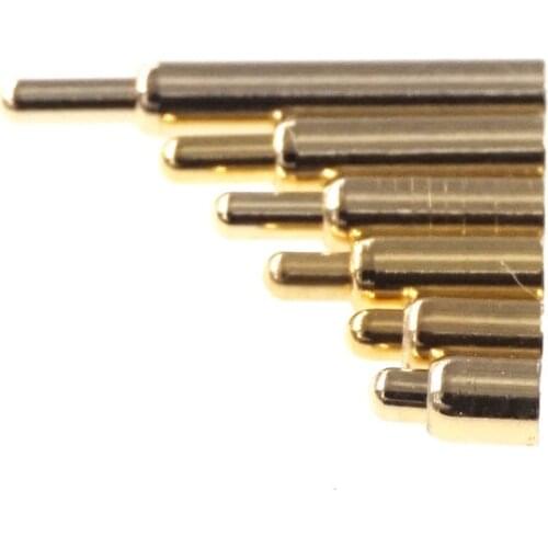 5 pcs 1.5 mm Barrel SMD Spring-Loaded Pogo Pin 3 3.5 4 4.5 5 5.5 6 6.5 7 7.5 8 8.5 9 9.5 10 mm Height No Flange