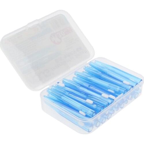 30 Pcs Intertooth Angled Gap Brushes Toothpick Teeth Cleaning Set Oral Care