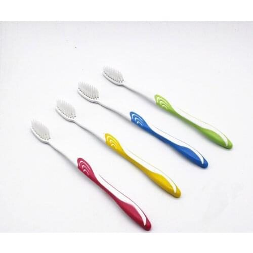 4PCS/Pack Double Ultra Soft Bamboo Charcoal Nano Toothbrush White Tooth Brush Dental Personal Care Teeth Brush Black