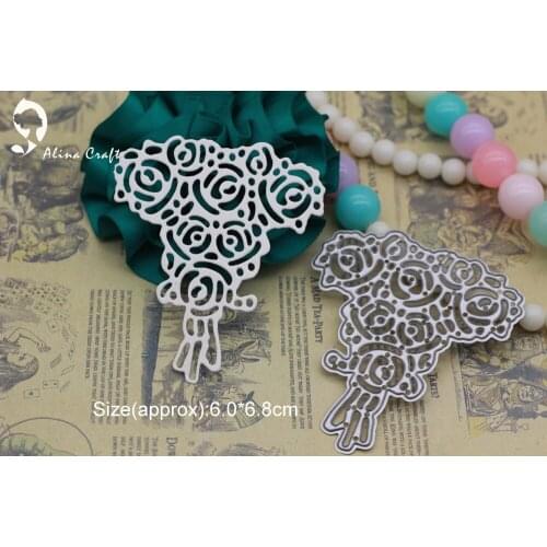 AlinaCraft METAL CUTTING DIES Flower Rose Bouquet Knife Mold Scrapbooking PAPER CRAFTER Album Card Punch Embossing Stencils