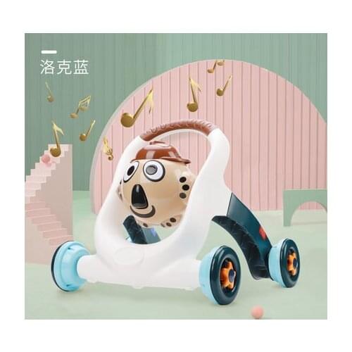 Baby Hand-Push Walking Footsteps Girls and Boys Infant Walker Multi-function Anti-O-Leg