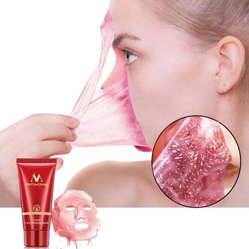 Strawberry Essence Tearing Sleep Facial Mask Clean The Skin Eliminate Darken Cleaning Pores Skin Tightening Brighten Skin Tone