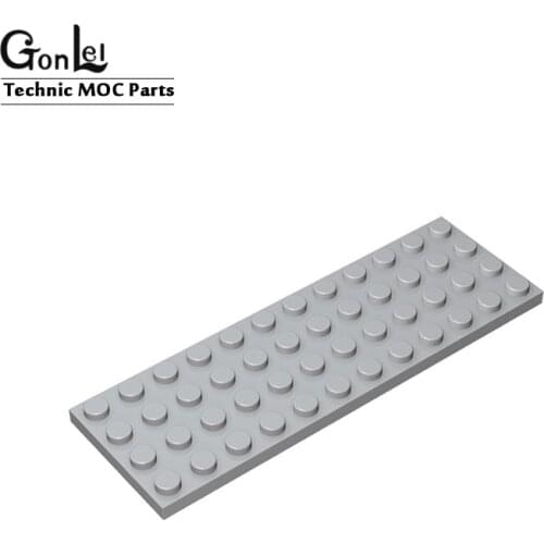 10Pcs/Lot Brick Plate 4 x 12 Base Plates Element MOC Building Blocks Bricks Parts DIY LOGO Educational Toys for Children Gifts