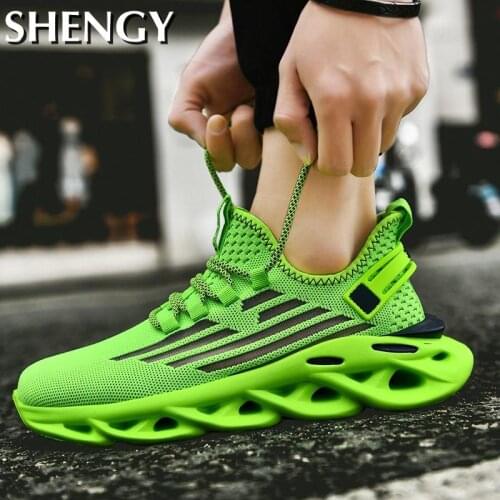 Males Sneakers Blade Bottom Hight Increased Fashion Mesh Brethble Male Running Shoes Lace Up Solid Outdooor Mens Sports Shoes