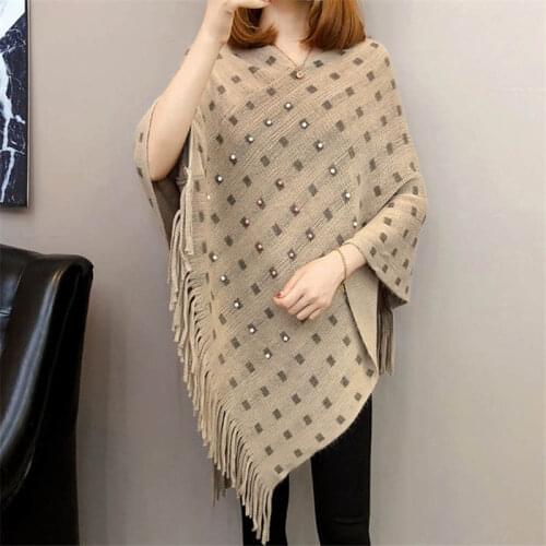 LuiseSandyHan Womens Winter Ponchos