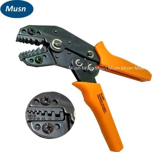 MINI EUROP STYLE terminal crimping plier for 0.25-6mm2 insulated and non-insulated ferrules for terminals