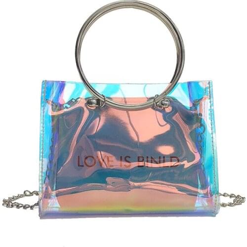 Fashion Womens Bags 2020 Girl Laser Crossbody Bag New Totes Girls Handbag Shoulder Hobos Material PVC