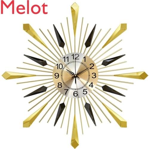 Nordic Affordable Luxury Wall Clock Living Room Home Fashion Simple Restaurant Creative Trending Mute Graceful