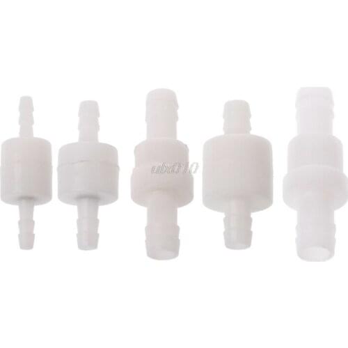 Plastic One-Way Non-Return Water Inline Fluids Check Valves for Fuel Gas Liquid 4mm/6mm/8mm/10mm/12mm G03 Whosale&DropShip