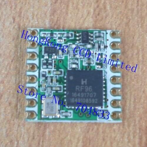 RFM95 20dBm 100mW 868Mhz 915Mhz DSSS spread spectrum wireless transceiver module SPI SX1276 SMD